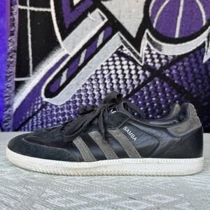 Size 6.5 -‎ Samba ADV Adidas Core Black Carbon IG7572 White OG Mens